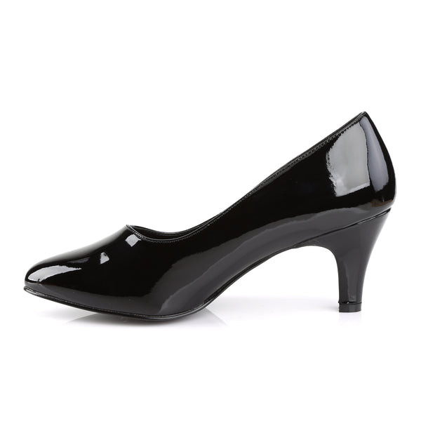 DIVINE-420 Pumps Lack Schwarz von Pleaser Pink Label – Ansicht 3