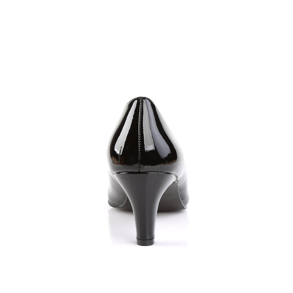 DIVINE-420 Pumps Lack Schwarz von Pleaser Pink Label – Ansicht 4