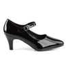 DIVINE-440 Mary Jane Pumps Lack Schwarz von Pleaser Pink Label – Ansicht 5