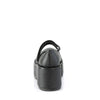 DOLLIE-01 Plateau Schuhe matt schwarz Mary Janes von DemoniaCult – Ansicht 4