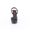 DOLLY-09 Plateau High Heel Sandaletten Schwarz Matt | DemoniaCult
