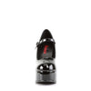 DOLLY-50 Plateau Pumps Schwarz Lack von DemoniaCult – Ansicht 2