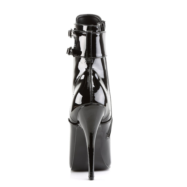 DOMINA-1023 Stiefeletten Schwarz Lack von Devious – Ansicht 4
