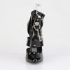DOMINA-118 High Heel Sandaletten - Schwarz Lack von Devious – Ansicht 2