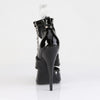 DOMINA-118 High Heel Sandaletten - Schwarz Lack von Devious – Ansicht 4