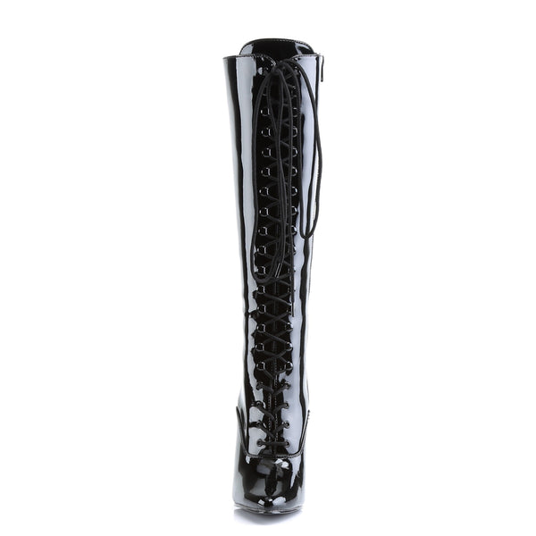 DOMINA-2020 Stiefel Schwarz Lack von Devious – Ansicht 2