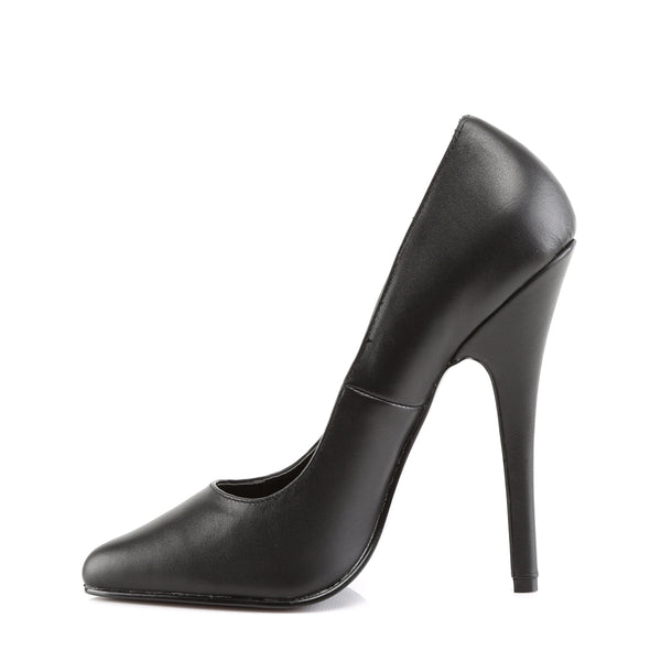 DOMINA-420 Pumps Leder Schwarz | Devious