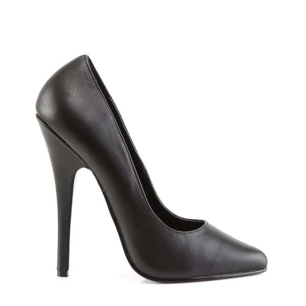 DOMINA-420 Pumps Leder Schwarz | Devious