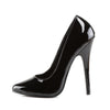 DOMINA-420 Pumps Schwarz Lack | Devious SALE