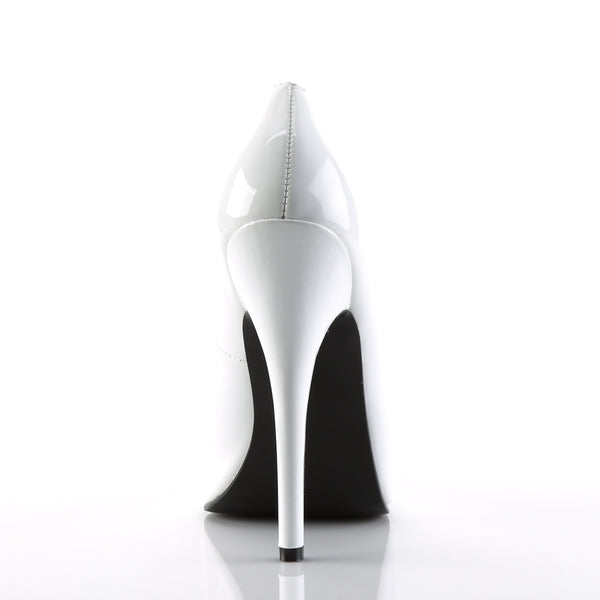 DOMINA-420 Pumps Lack Weiß | Devious