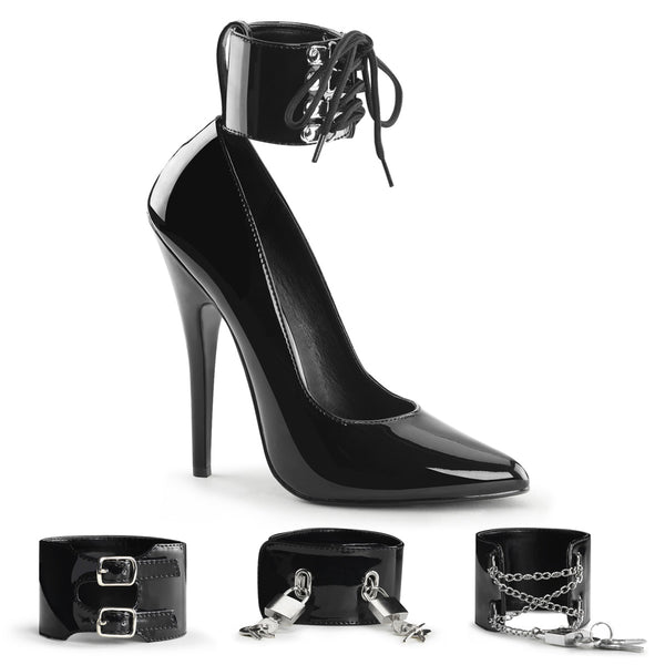 DOMINA-434 Pumps schwarz von Devious