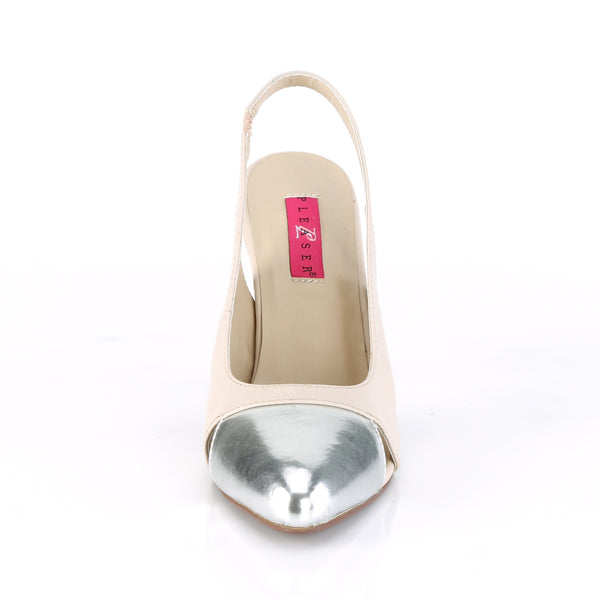 DREAM-405 Pumps Beige von Pleaser Pink Label – Ansicht 2