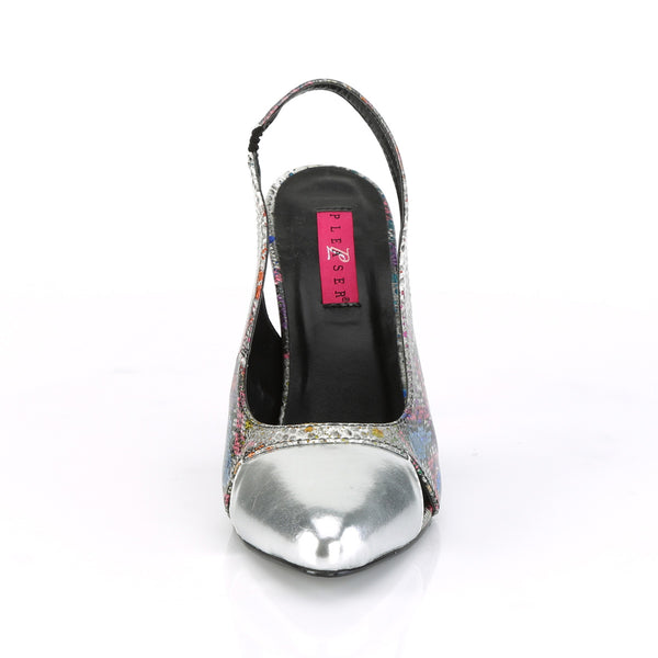 DREAM-405 Pumps Silber Mehrfarbig von Pleaser Pink Label – Ansicht 2