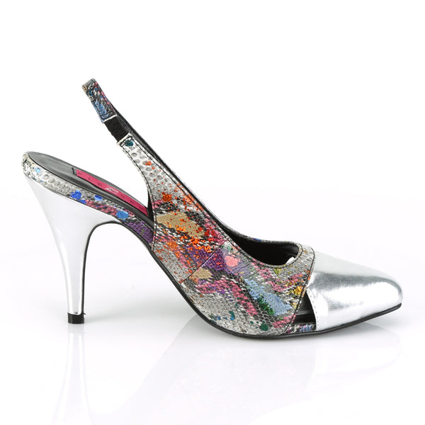 DREAM-405 Pumps Silber Mehrfarbig von Pleaser Pink Label – Ansicht 5