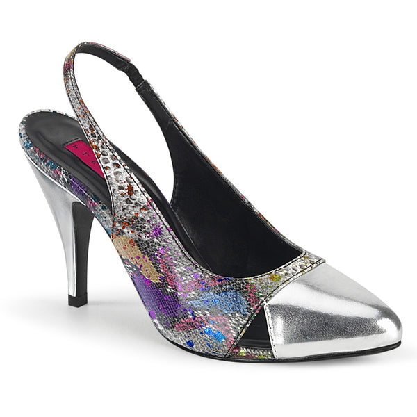 DREAM-405 Pumps Silber Mehrfarbig von Pleaser Pink Label