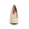 DREAM-420 Pumps Lack Creme von Pleaser Pink Label – Ansicht 2