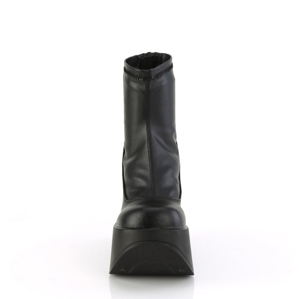 DYNAMITE-100 Plateau Stiefeletten schwarz matt Stern von DemoniaCult – Ansicht 2