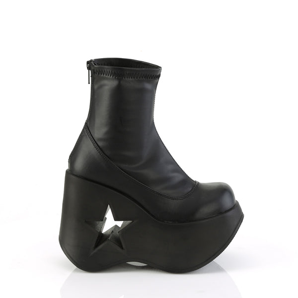 DYNAMITE-100 Plateau Stiefeletten schwarz matt Stern von DemoniaCult – Ansicht 5