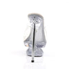 ECLIPSE-601 Plateau Pantoletten Transparent | Pleaser