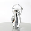 ECLIPSE-619G Plateau Sandaletten Silber/Chrome | Pleaser
