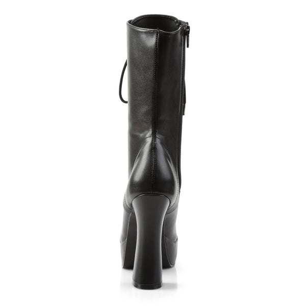 ELECTRA-1020 Plateau Stiefeletten Schwarz Matt von Pleaser – Ansicht 4
