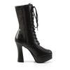 ELECTRA-1020 Plateau Stiefeletten Schwarz Matt von Pleaser – Ansicht 5
