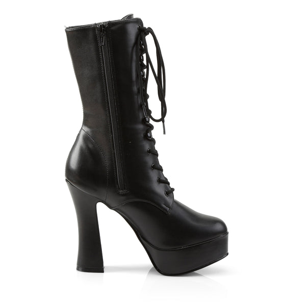ELECTRA-1020 Plateau Stiefeletten Schwarz Matt von Pleaser – Ansicht 5