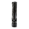 ELECTRA-1020 Plateau Stiefeletten Schwarz Lack von Pleaser – Ansicht 2