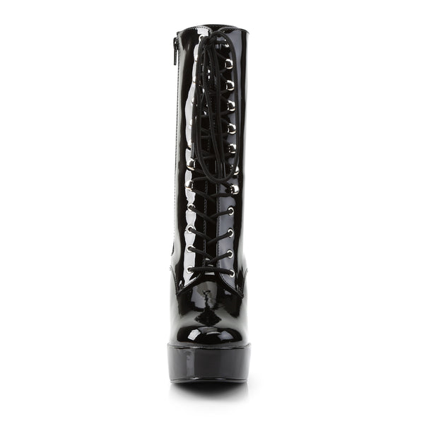 ELECTRA-1020 Plateau Stiefeletten Schwarz Lack von Pleaser – Ansicht 2