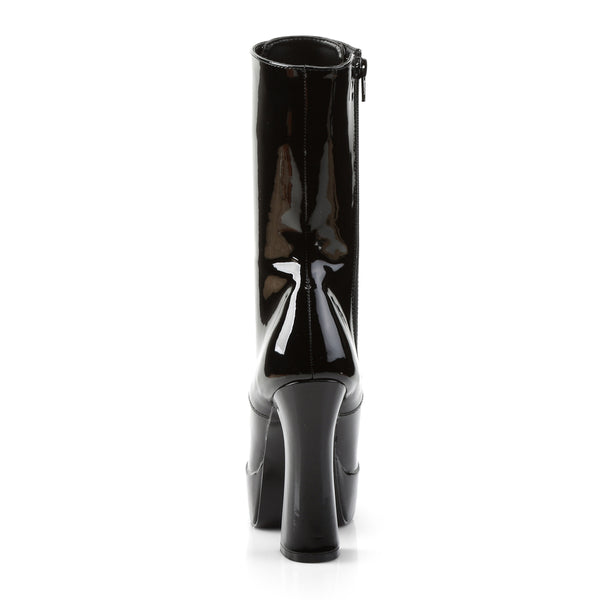 ELECTRA-1020 Plateau Stiefeletten Schwarz Lack von Pleaser – Ansicht 4