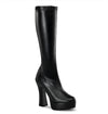 ELECTRA-2000Z Plateau Stiefel Schwarz von Pleaser