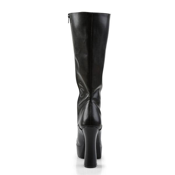 ELECTRA-2020 Plateau Stiefel Schwarz Matt von Pleaser – Ansicht 4