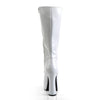 ELECTRA-2020 Plateau Stiefel - Lack Weiß von Pleaser – Ansicht 4