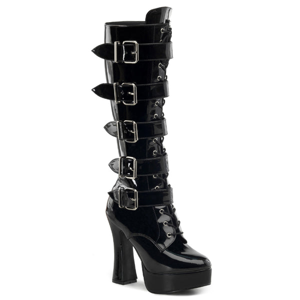 ELECTRA-2042 Plateau Stiefel Schwarz | Pleaser SALE