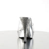 ELEGANT-401 Plateau Pantoletten Silber Glitzer | Fabulicious