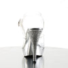 ELEGANT-408 Plateau Sandaletten Silber Glitzer von Fabulicious – Ansicht 4