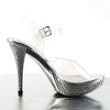 ELEGANT-408 Plateau Sandaletten Silber Glitzer von Fabulicious – Ansicht 5
