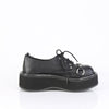 EMILY-32 Plateau Schuhe Schwarz Matt von DemoniaCult – Ansicht 5