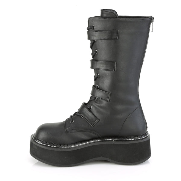 EMILY-322 Plateau Stiefel - Schwarz von DemoniaCult – Ansicht 3