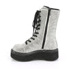 EMILY-362 Plateau Stiefel Schnürung prisma mehrfarbig von DemoniaCult – Ansicht 3
