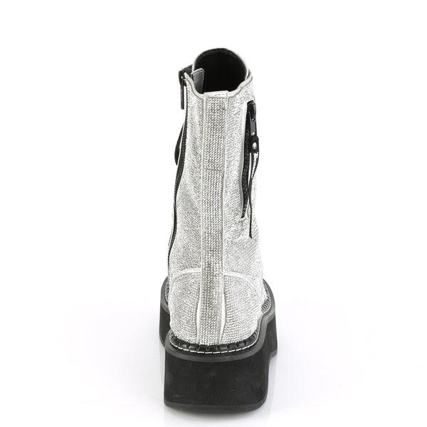 EMILY-362 Plateau Stiefel Schnürung prisma mehrfarbig von DemoniaCult – Ansicht 4