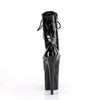 ENCHANT-1040 Plateau Stiefeletten - Schwarz Lack von Pleaser – Ansicht 4