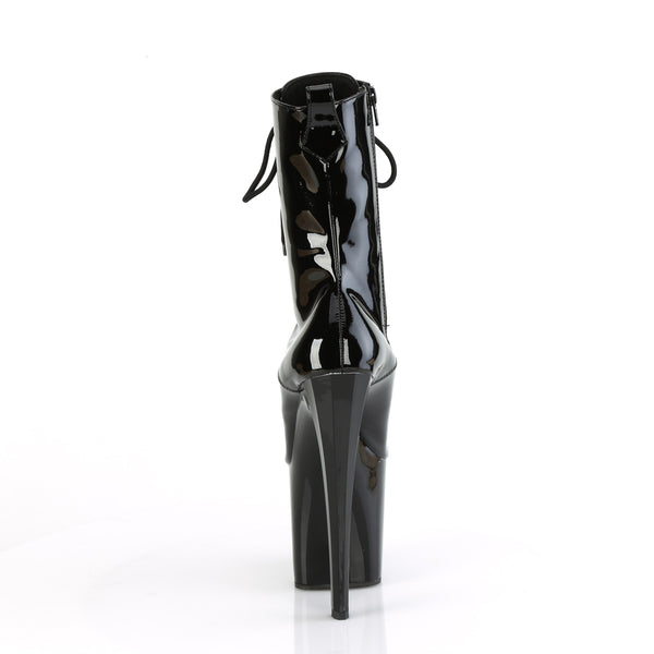 ENCHANT-1040 Plateau Stiefeletten - Schwarz Lack von Pleaser – Ansicht 4
