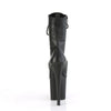 ENCHANT-1040 Plateau Stiefeletten - Schwarz Leder von Pleaser – Ansicht 4
