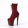 ENCHANT-1040 Plateau Stiefeletten - Bordeaux Rot von Pleaser – Ansicht 3