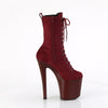 ENCHANT-1040 Plateau Stiefeletten - Bordeaux Rot von Pleaser – Ansicht 5