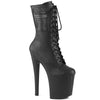 ENCHANT-1040PK Plateau Stiefeletten - Schwarz Matt von Pleaser