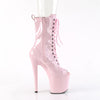 ENCHANT-1041 Plateau Peeptoe Stiefeletten - Rosa Lack von Pleaser – Ansicht 5