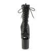 ENCHANT-1041 Plateau Peeptoe Stiefeletten - Schwarz Leder von Pleaser – Ansicht 2