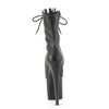 ENCHANT-1041 Plateau Peeptoe Stiefeletten - Schwarz Leder von Pleaser – Ansicht 4